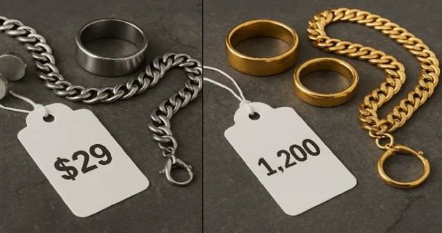 Gold ve paslanmaz çelik aynı mı?